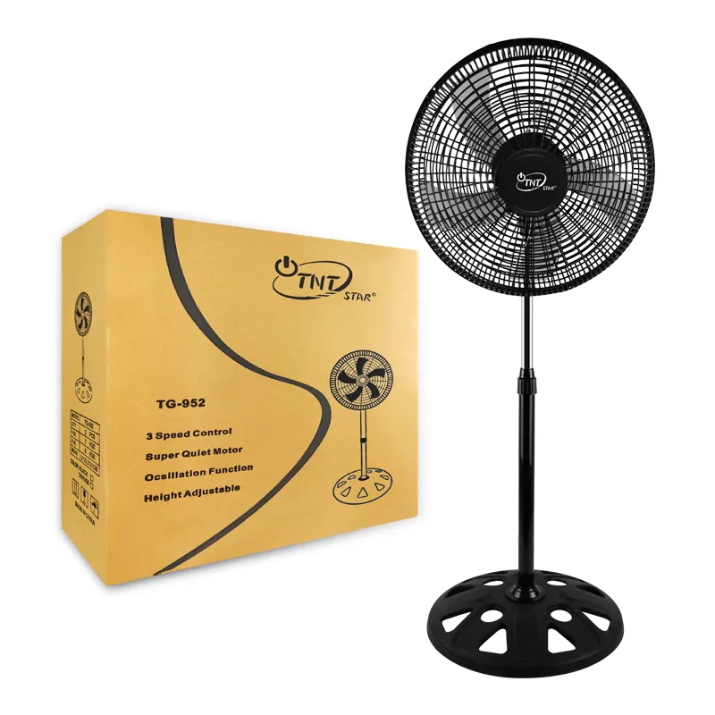 Tntstar TG-952 Stand Fan 18 Inch Elektrische Ventilator Goedkope Prijs Lage Industriële Vloer Luxe Geluidloze Retro Thuis Lage Ac 220V