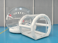 Maison à bulles gonflable en PVC transparente personnalisée en usine avec logo personnalisé, utilisation extérieure portable pour enfants - Marque JIALE