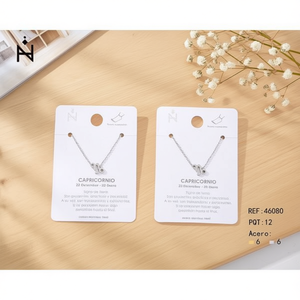 Tobillera de acero inoxidable con colgante de Capricornio para mujer, joyería del zodiaco, accesorio de moda - Product Image 3