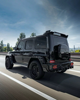 Pour mercedes-benz classe G W465 G500 G63 amélioré MSY Style sec en Fiber de carbone avant et arrière pare-chocs passages de roue Kit de carrosserie large