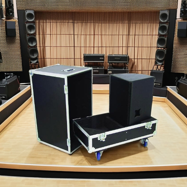 Flight Road ATA Transport Cases for 2 Two Yamaha 15" 12" 10" 8" Powered PA Speaker DXR15mkII DXR12mkII DXR10mkII DXR8mkII
