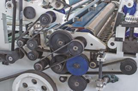 Machine de laminage de carton ondulé à flûte entièrement automatique à grande vitesse