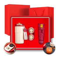 Dernier lot d'articles cadeaux 2025 Spa Tasse + éventail de cou + parapluie Thinking of You Business Care Package Get Well Soon Gifts