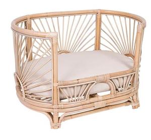 Lit en rotin pour chien, en osier de haute qualité, lit de luxe pour chien, fait à la main du Vietnam, 100% naturel et écologique, vente en gros - Product Image 3