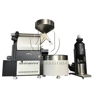 HW-60kg Koffiebrander Italië Industriële Gas Automatische Koffiebrander Machine