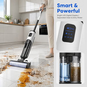 PGT803 Pro Wet Dry <b>Floor</b> Washer 3-in-1 Vacuum <b>Mop</b> Self-Cleaning Dual Tanks Pet Hair - Product Image 5