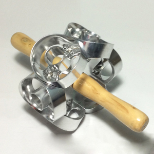 Stainless Steel Revolving Doughnut Cutter Mold Manual <strong>Pastry</strong> Donut Cutter <strong>Roller</strong> - Product Image 4