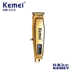 เครื่องตัดผมไฟฟ้า Kemei Km-1313 แบบหัวแบน ตัวเครื่องโลหะ มอเตอร์ไร้แปรงถ่าน ชาร์จไฟได้ พร้อมหน้าจอดิจิตอล สำหรับผู้ชาย - Product Image 2