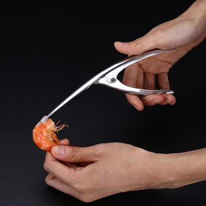 <span class=keywords><strong>Pince</strong></span> à éplucher <span class=keywords><strong>les</strong></span> <span class=keywords><strong>crevettes</strong></span> pratique en acier inoxydable 304, ustensile de cuisine en métal pour ouvrir et éplucher <span class=keywords><strong>les</strong></span> <span class=keywords><strong>crevettes</strong></span> et <span class=keywords><strong>les</strong></span> écrevisses - Product Image 2