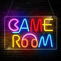 Enseigne néon Gamer, enseigne néon manette de jeu pour la décoration de la chambre de gamer, enseigne néon gaming pour la décoration de la chambre d'adolescent garçon