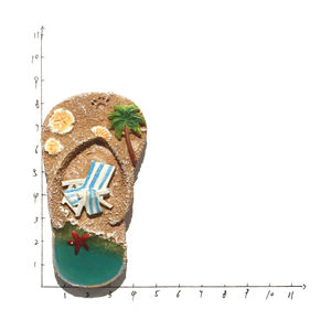 Imán de Resina 3D Personalizado con Diseño de Casa de Playa, Decoración Navideña, Recuerdo de Playa, Decoración de Interiores, Imán de Nevera Personalizado - Product Image 4