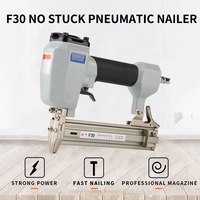 XINYI Agrafeuse pneumatique F30A 18GA, cloueur à brad, pistolet à clous, échappement supérieur, 180 clous/min, outils de finition, clous de 10-30mm, garantie 3 ans
