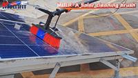 Cepillo de Limpieza Solar Manual con Raspador, Barra Telescópica de Aleación de Aluminio de 3.6m para Paneles Solares, Ventanas y Vidrios, Limpieza en Seco y con Agua