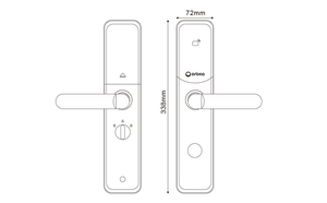 Orbita ECO-141 2025 מערכת בקרת גישה אקולוגית כרטיס עמיד נגד גניבה כרטיס & מנעול מפתח עבור דלת חדר המלון - Product Image 4