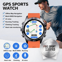 Reloj Inteligente con Mapa AMOLED de Alta Resolución, Navegación Todoterreno, Control por Voz Manos Libres, Modo de Entrenamiento Profesional, Venta al Por Mayor