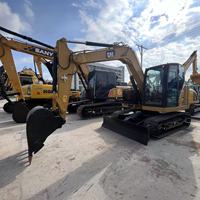 Excavatrice d'occasion CAT307.5 d'origine japonaise, 7,5 tonnes, Caterpillar, sur chenilles, équipement de construction hydraulique d'occasion, vente chaude