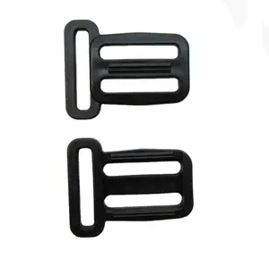 Wholesale 3 Way Plastic Multi-way Glide Webbing Adjuster Bag Slider Buckle 25mm Plastic Buckle