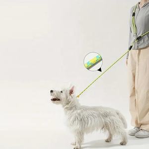 Laisse pour chien multifonctionnelle 2025 en polyester/nylon, ceinture de taille, bandoulière mains libres, dégagement rapide, sécurité automobile, réfléchissante double face - Product Image 5