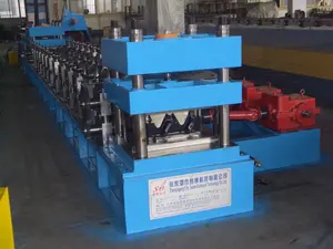 Construction Works Highway Guardrail Steel Panel Roll Forming Machine 2 3 Beams Steel Highway Guardrail Roll Forming Machine