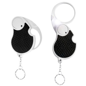 แว่นขยายแบบพับได้, พวงกุญแจยางอะคริลิก, กำลังขยายสูง (5x), ไฟ LED, ออกแบบมาเป็นพิเศษสำหรับผู้สูงอายุ, คุณภาพสูง - Product Image 4