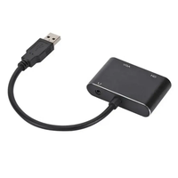 Adaptateur USB 3.0 vers HDMI/VGA en gros, convertisseur USB vers HDTV/VGA OEM 1080P, adaptateur double écran multi-ordinateurs pour Windows/Mac