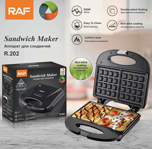 Nouvelle machine à panini automatique <span class=keywords><strong>2</strong></span> tranches, gaufrier, appareil à sandwichs triangulaires pour le petit-déjeuner - Product Image 5