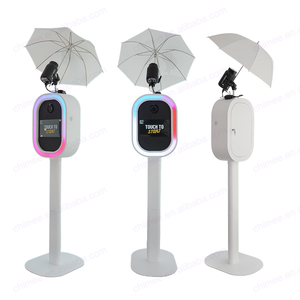 Configuración sin esfuerzo Oval DSLR Photobooth Shell 13,3 "Pantalla táctil Photo Booth Impresora instantánea <span class=keywords><strong>Mini</strong></span> PC Adaptado a Party Photo Booth - Product Image 1