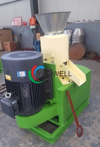 <span class=keywords><strong>Presse</strong></span> à <span class=keywords><strong>granulés</strong></span> industrielle à haut rendement 300-500 kg/h matrice plate robuste avec composant de moteur à noyau à haute productivité - Product Image 4