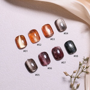 Esmaltes de Uñas No Tóxicos, Gel Ojo de Gato, Color Claro, Gel con Logo Ojo de Gato, Gel Transparente para Uñas, Set de Gel Ojo de Gato Cristal - Product Image 5