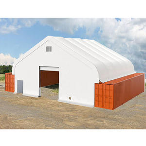 התקנה מהירה אוהל מיכל צד סוכך אוהל | מסגרת פלדה + פה tarpaulin | מחסן/אירוע מקלט - Product Image 2