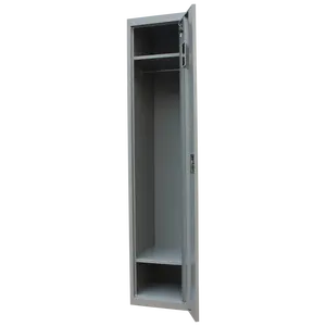 Factory Wholesale Cheap Single Door Steel Locker Cabinet/ 1 Tier Gym Metal Locker With Sheet