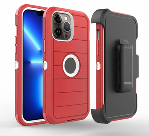 Étui de téléphone robuste multi-couches, résistant aux chocs, de qualité supérieure, avec clip de <span class=keywords><strong>ceinture</strong></span> pour <span class=keywords><strong>iPhone</strong></span> 15 14 <span class=keywords><strong>Pro</strong></span> Max 13 - Product Image 3