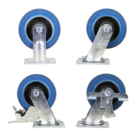 Roulettes à billes en acier avec noyau en fer robuste de 300 kg avec roulettes pivotantes à 360 degrés pour chariot d'atelier