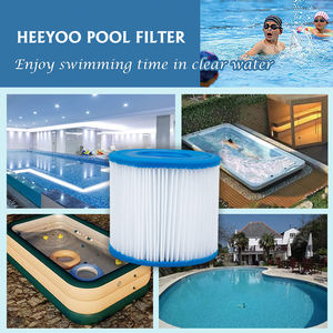 <span class=keywords><strong>Filtre</strong></span> de bain à remous certifié Hee Yoo Type S1 PET IAPMO compatible avec les cartouches de piscine <span class=keywords><strong>Spa</strong></span> <span class=keywords><strong>Intex</strong></span> Easy Set Outils et accessoires de piscine - Product Image 6