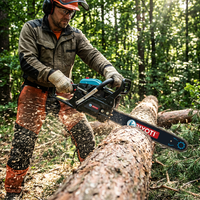 BIYOTI BYT-GS220 Tronçonneuse à essence professionnelle haute puissance pour la coupe du bois 58CC 18 20 22 pouces