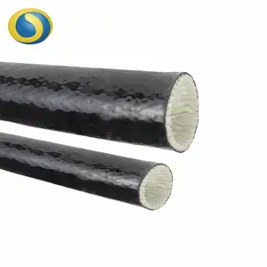 High Temperature Thick wall Glass fiber braided fire sleeve