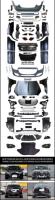 Kit carrosserie noir Bochen pour BENZ S W222 (14-20) à W223 S450 (24) pour rénovation/mise à niveau