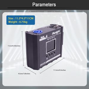 <span class=keywords><strong>Convertisseur</strong></span> DMX512 bidirectionnel 4 ports Art-Net/sACN Pknight, contrôleur <span class=keywords><strong>DMX</strong></span> compact en alliage d'aluminium, nœud PowerCON PoE USB-C pour scène - Product Image 6