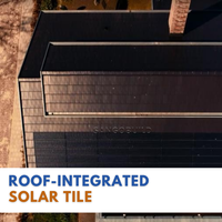 Tuiles solaires photovoltaïques intégrées au bâtiment Wonergy Titan 2026 pour l'énergie solaire domestique, l'éclairage et le chauffage