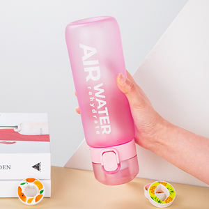 Logo personnalisé 750ml bouteille d'eau de fitness en plein <span class=keywords><strong>air</strong></span> sans BPA bouteille d'eau en plastique givré <span class=keywords><strong>air</strong></span> bouteille d'eau avec des dosettes de saveur de fruit - Product Image 5