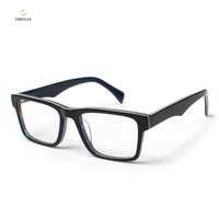 Montures de lunettes épaisses Omelle Top Result Discount Designer, noires, tendance et stylées pour femmes