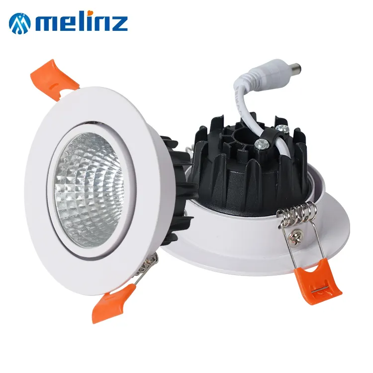 5W 10W Techo Sin marco Negro Comercial Decorativo Embedded Housing Spot Light Empotrado Hotel Led Cob Down Light