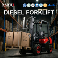 Chariot élévateur diesel IC 2,5 tonnes, 3 tonnes, 4 tonnes avec déplaceur latéral, moteur Euro 5 pour la logistique des entrepôts forestiers