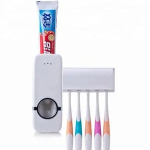 2023新的畅销书产品触摸我自动牙膏分配器与牙刷架和牙刷