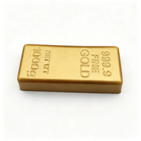 Jouet anti-stress SY Gold Brick Squishy, jouet à presser doux, cadeau original, décoration de bureau amusante et mignonne pour enfants et adultes