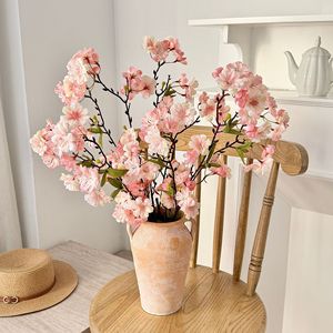 Ramas de Flores de Cerezo Artificiales, 45 Cabezas con Hojas, Flores de Seda de Alta Simulación para Decoración de Sala de Estar - Product Image 3