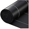 Tapis de paillage perméable vert anti-mauvaises herbes SC E-COMMERCE pour parterres de fleurs, jardins potagers, serres et allées, emballé en boîte