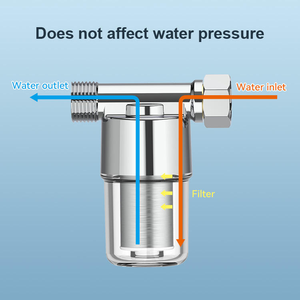 Purificador de Agua Previo a la Filtración, Malla de Acero Inoxidable de 40-60 Micras, Entrada y Salida de 1/2 BSP para Lavadoras y Baños Domésticos - Product Image 5