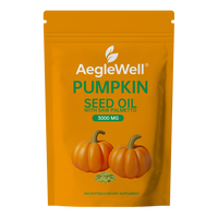 Huile de graines de citrouille Aeglewell pressée à froid, acides gras essentiels et phytostérols, soutient la santé des cheveux, des voies urinaires, de la vessie et de la prostate
