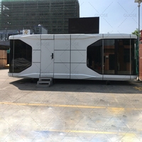 Maison mobile intelligente de parc extérieur Guose, maison en capsule de 40 pieds, maisons préfabriquées modernes de luxe